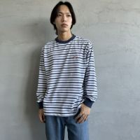 L.NVY/WHT&&モデル身長：179cm 着用サイズ：L&&