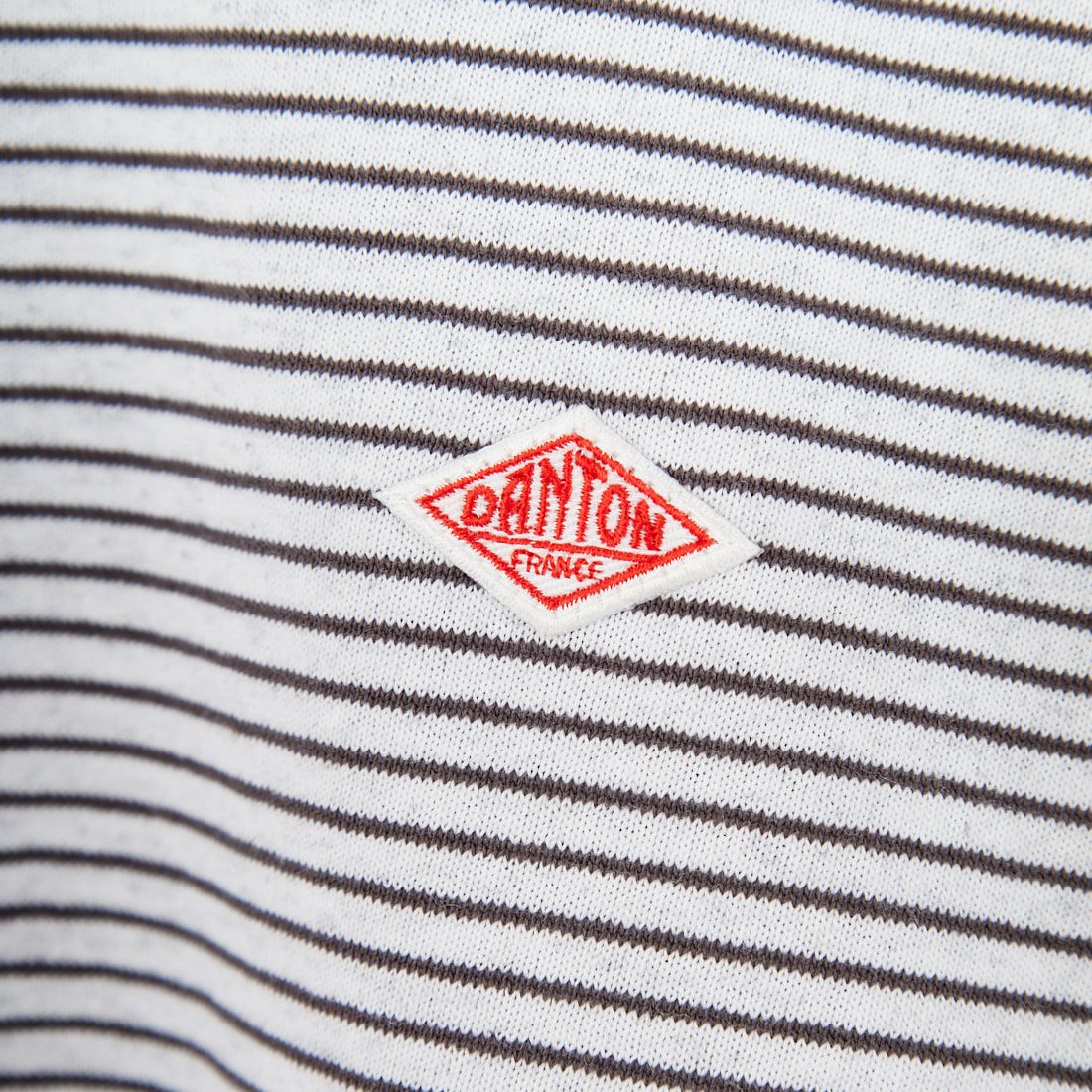 DANTON [ダントン] ストライプ ロングスリーブTシャツ [DT-C0200TCB] L.NVY/WHT