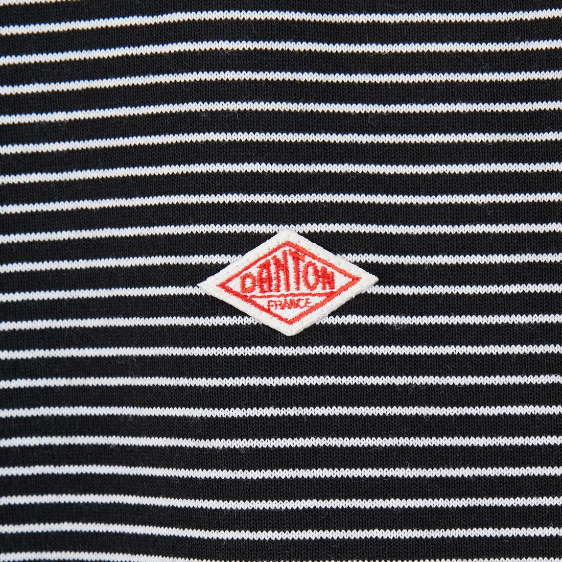 DANTON [ダントン] ストライプ ロングスリーブTシャツ [DT-C0200TCB] BLACK/WHT
