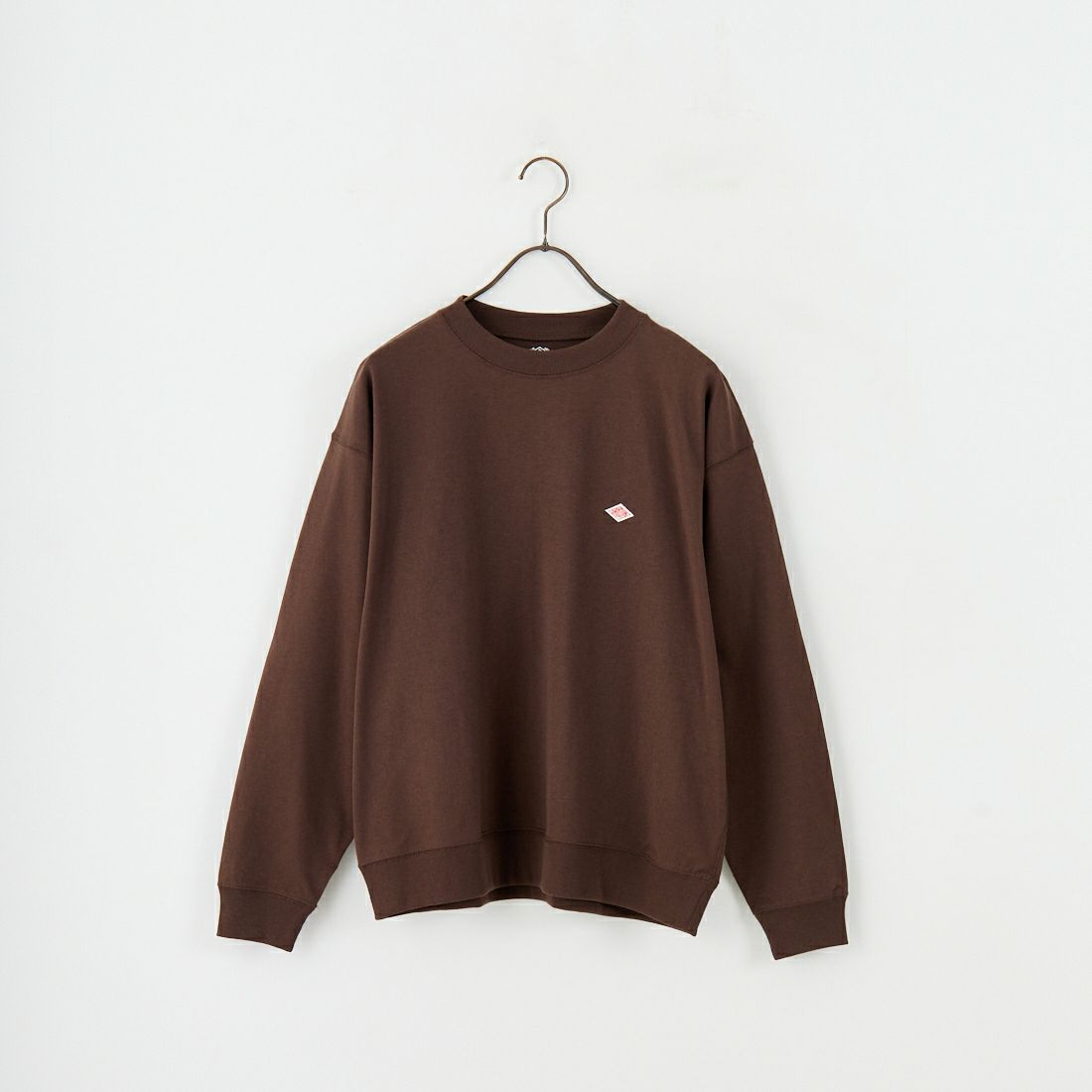DANTON [ダントン] ソリッド スウェットTシャツ [DT-C0204TCB] DARK BROWN