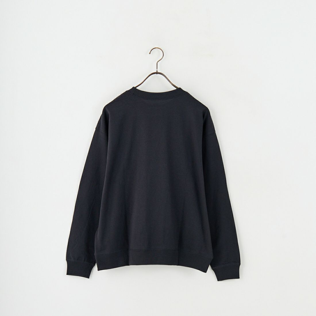DANTON [ダントン] ソリッド スウェットTシャツ [DT-C0204TCB] BLACK