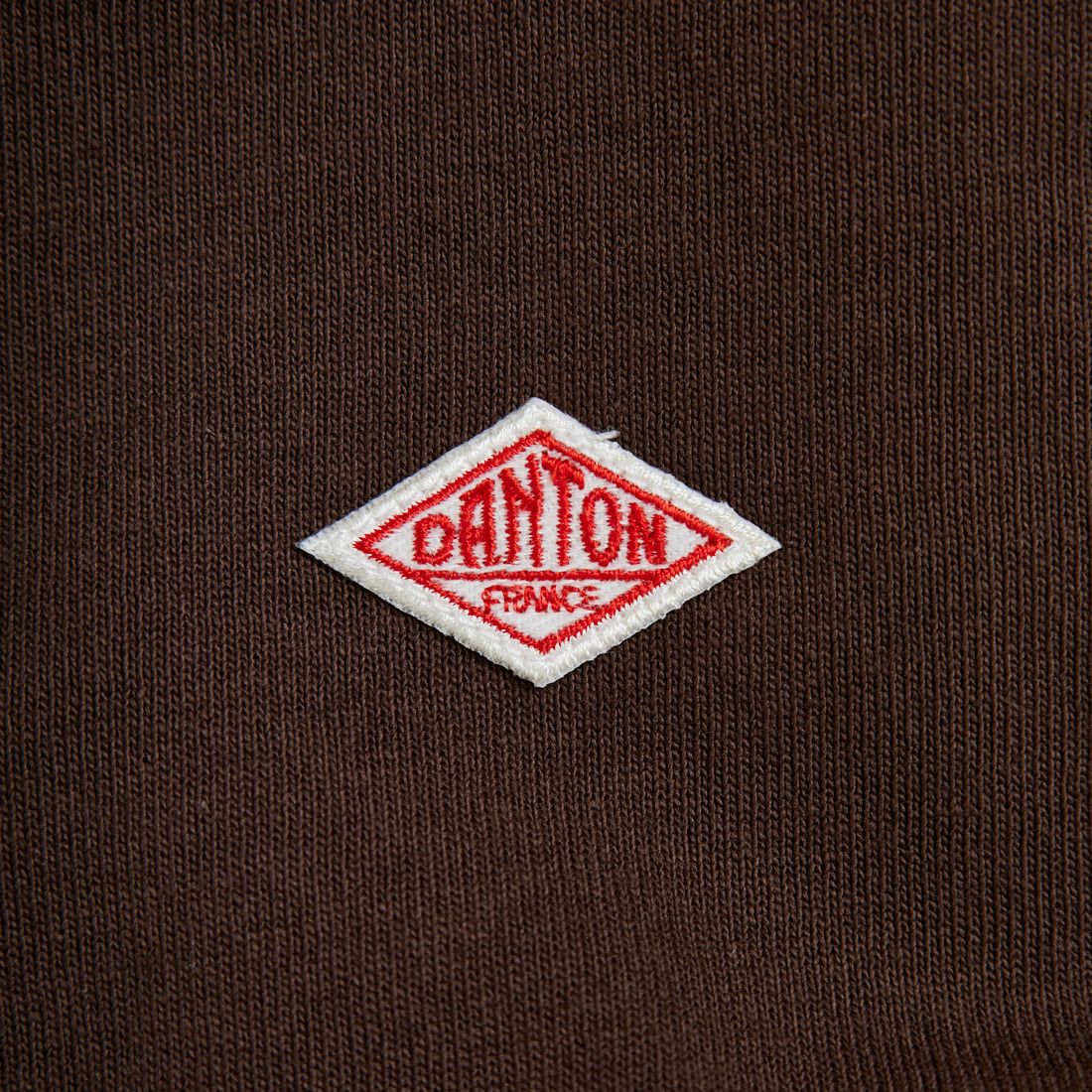 DANTON [ダントン] ソリッド スウェットTシャツ [DT-C0204TCB] DARK BROWN