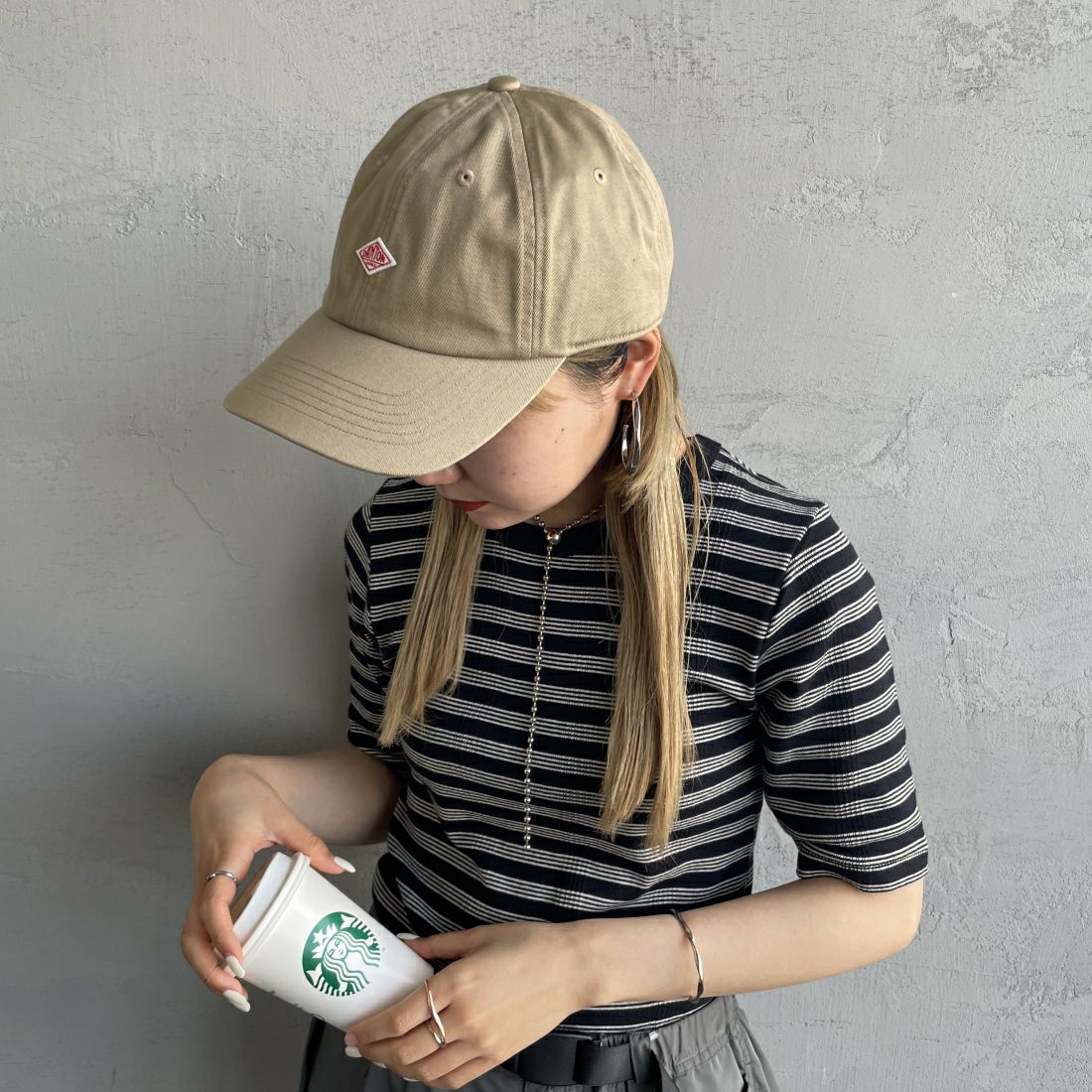 DANTON [ダントン] コットンツイル6パネルキャップ [DT-H0227TKC] BEIGE