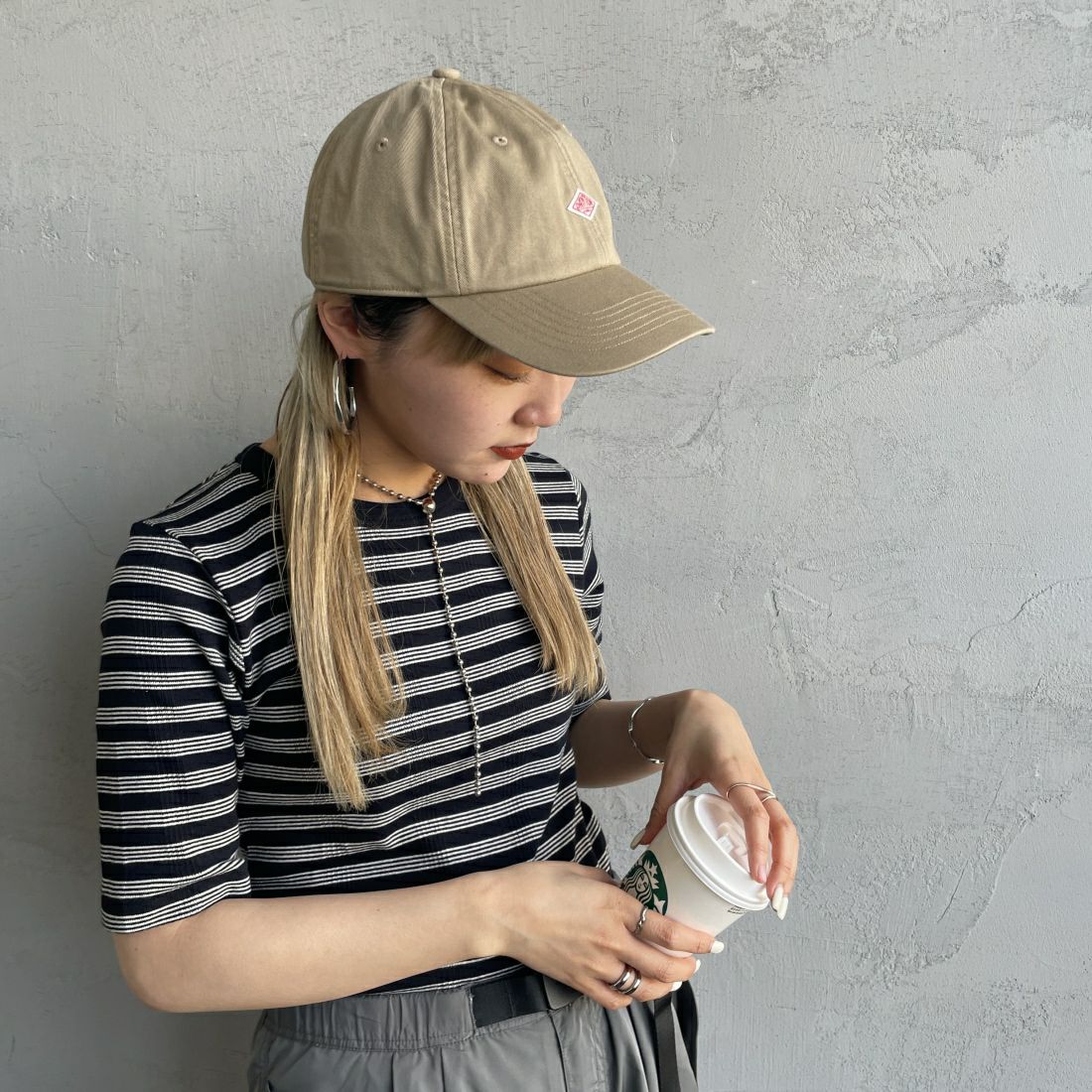 DANTON [ダントン] コットンツイル6パネルキャップ [DT-H0227TKC] BEIGE