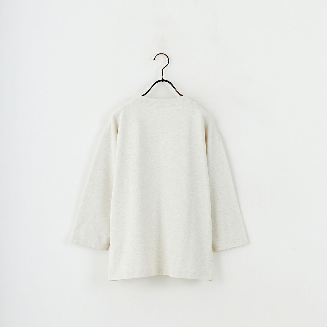 DANTON [ダントン] ソリッド クルーネックプルオーバー [DT-C0131TCB] H.IVORY