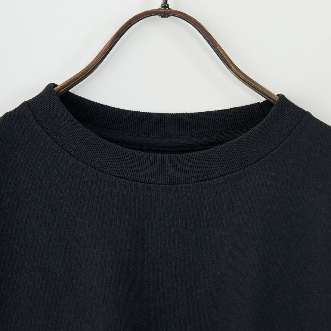 DANTON [ダントン] ソリッド クルーネックプルオーバー [DT-C0131TCB] BLACK