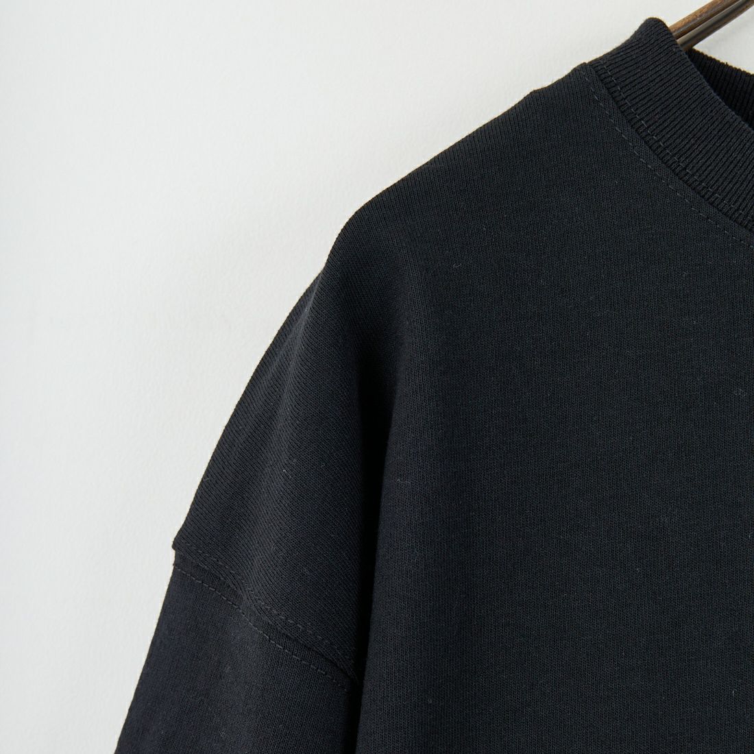 DANTON [ダントン] ソリッド クルーネックプルオーバー [DT-C0131TCB] BLACK