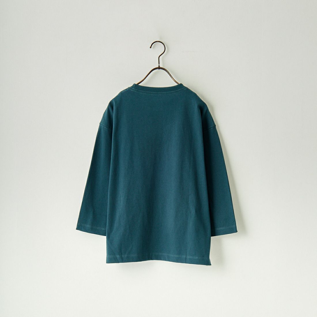 DANTON [ダントン] ソリッド クルーネックプルオーバー [DT-C0131TCB] BI.GREEN