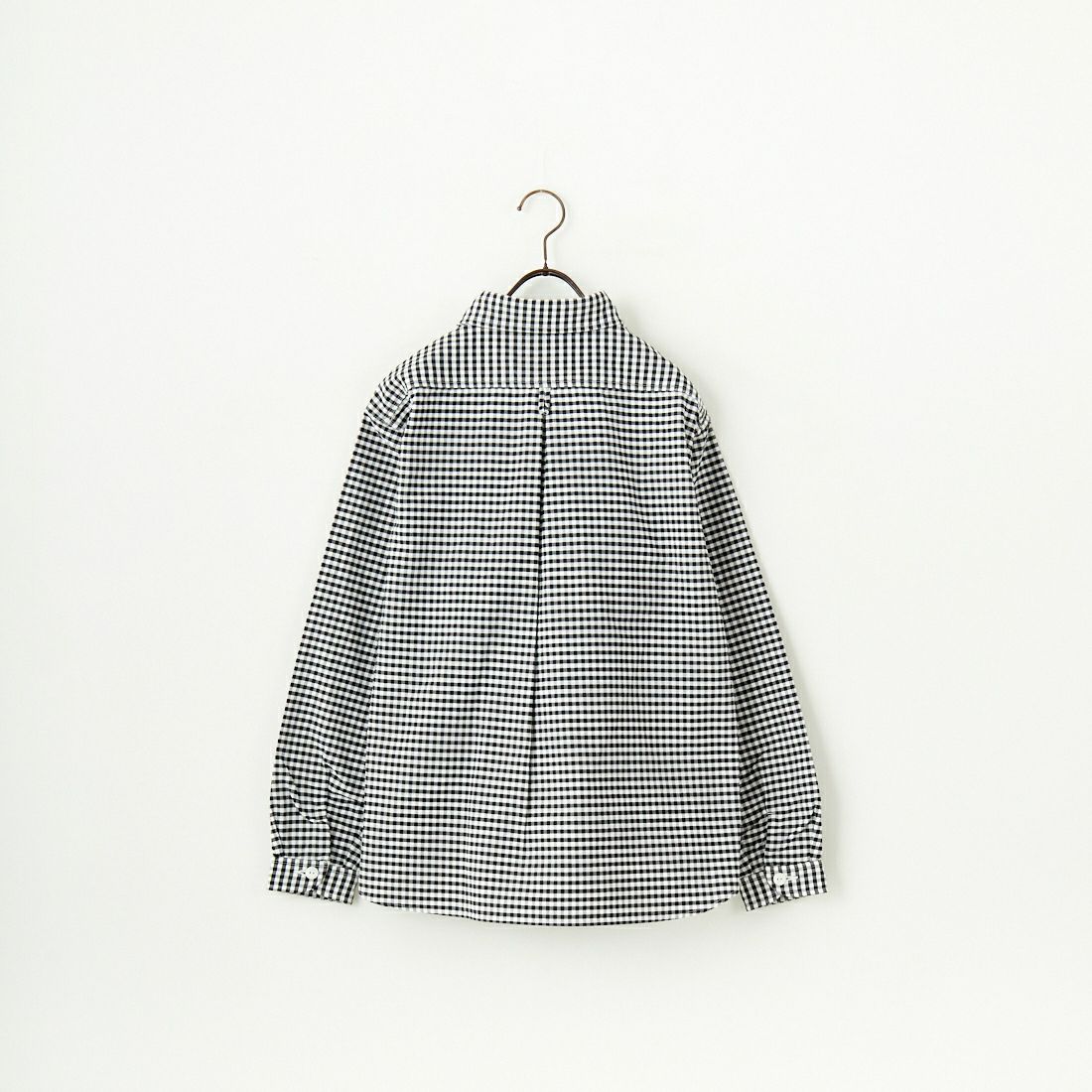 DANTON [ダントン] ラウンドカラー オックスフォードシャツ [DT-B0281OXP] BLK/WHT GN