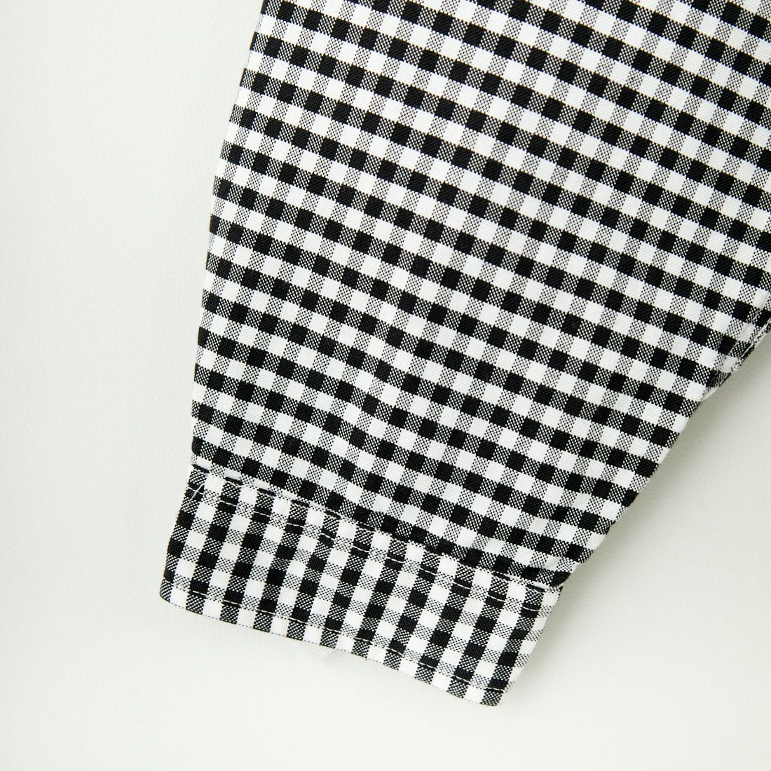 DANTON [ダントン] ラウンドカラー オックスフォードシャツ [DT-B0281OXP] BLK/WHT GN