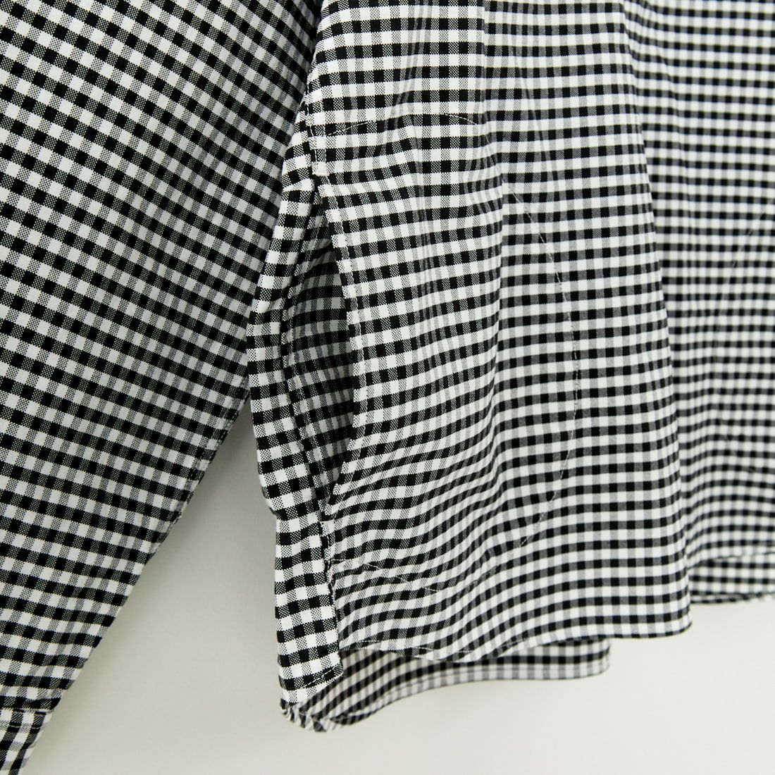 DANTON [ダントン] ラウンドカラー オックスフォードシャツ [DT-B0281OXP] BLK/WHT GN