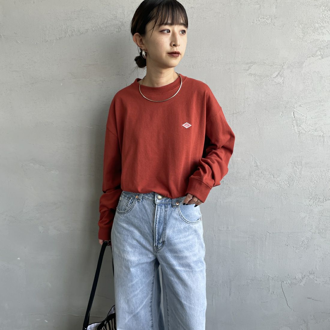 RED&&モデル身長：150cm 着用サイズ：S&&