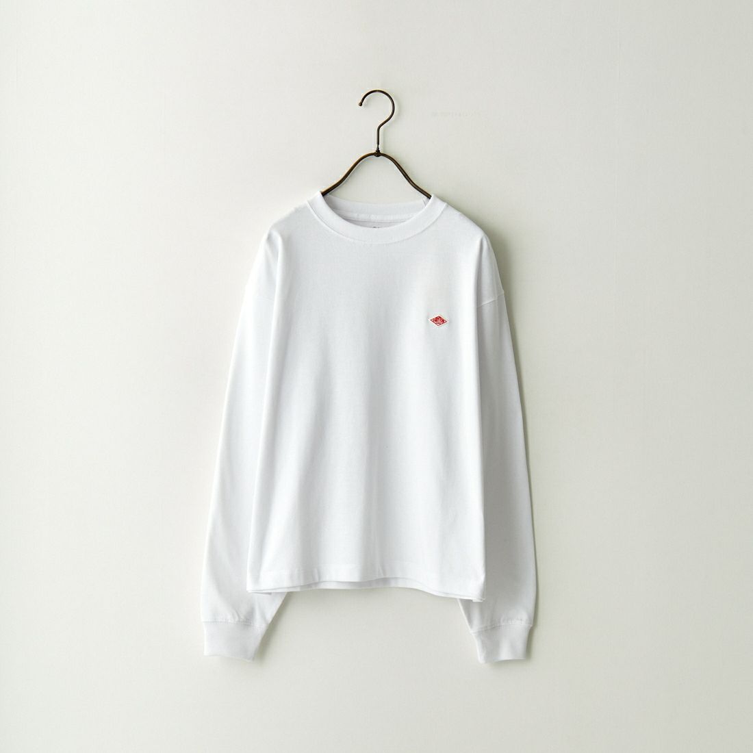 [DANTON [ダントン] ソリッド ロングスリーブTシャツ [DT-C0269TCB] WHITE