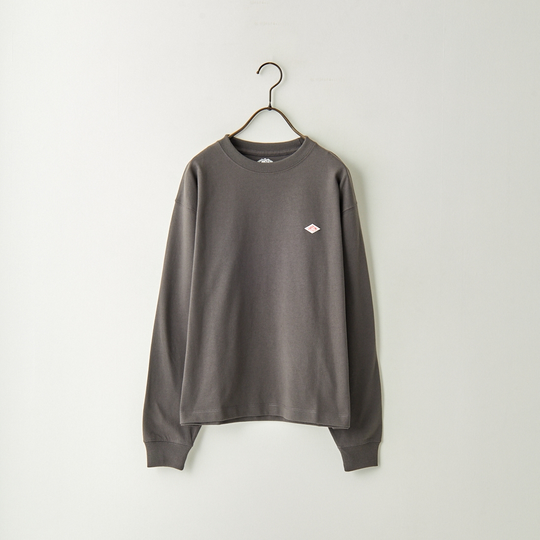 DANTON [ダントン] ソリッド ロングスリーブTシャツ [DT-C0269TCB] COAL GREY