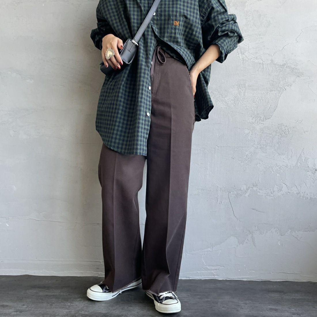 DB DARK BR&&モデル身長：156cm 着用サイズ：S&&