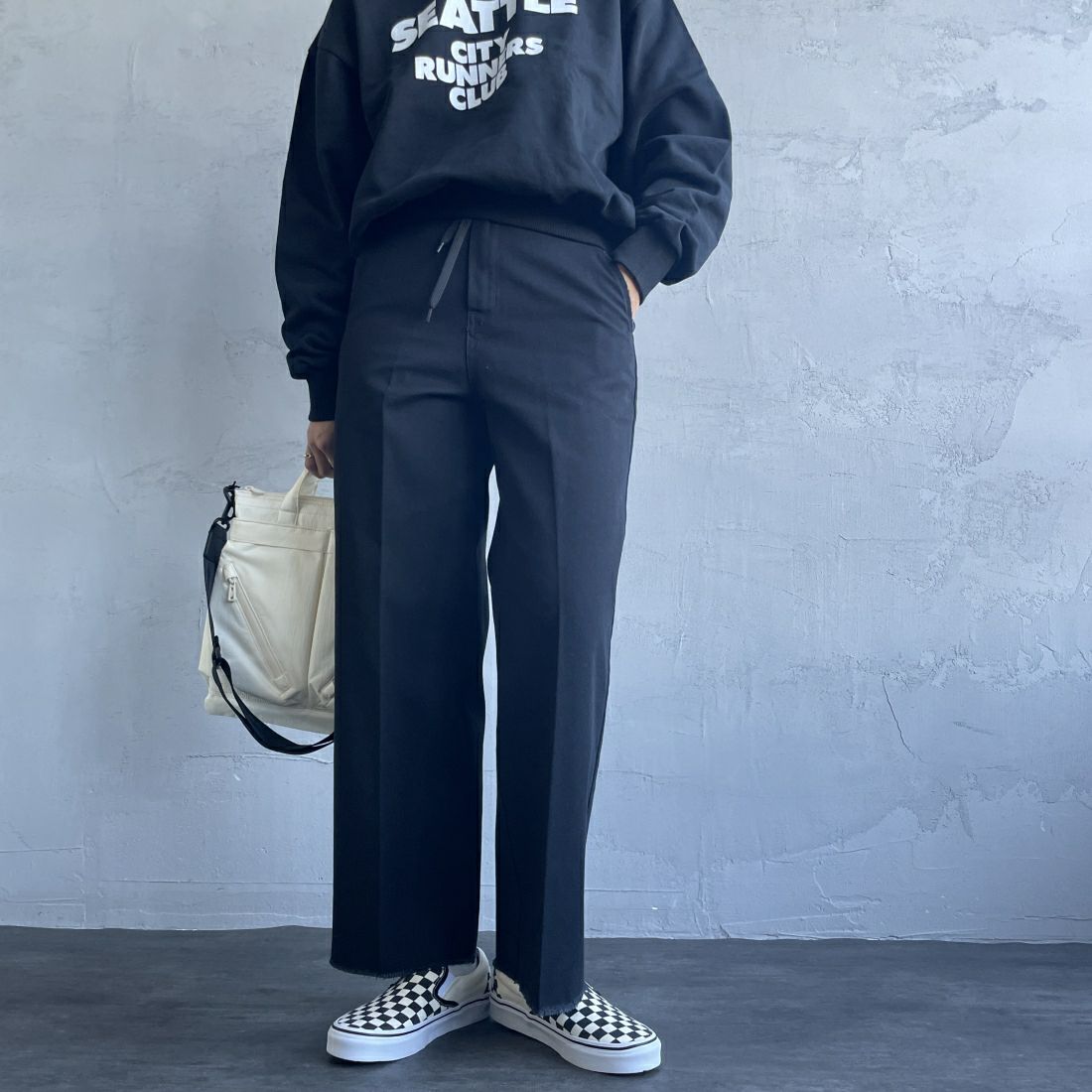 BK BLACK&&モデル身長：163cm 着用サイズ：S&&