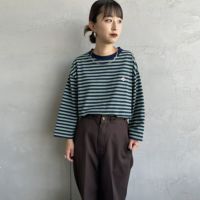 NVY/GRN MT&&モデル身長：150cm 着用サイズ：S&&