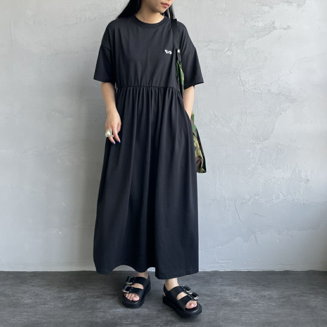ﾌﾞﾗｯｸ&&モデル身長：156cm 着用サイズ：M&&