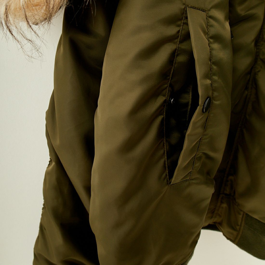 MILITARY [ミリタリー] 別注 N-2B オーバーサイズフライトジャケット [T-24789002-JF] KHAKI