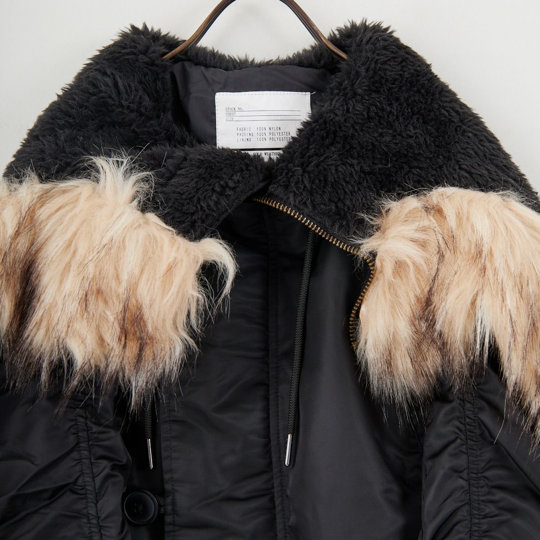 MILITARY [ミリタリー] 別注 N-2B オーバーサイズフライトジャケット [T-24789002-JF] BLACK