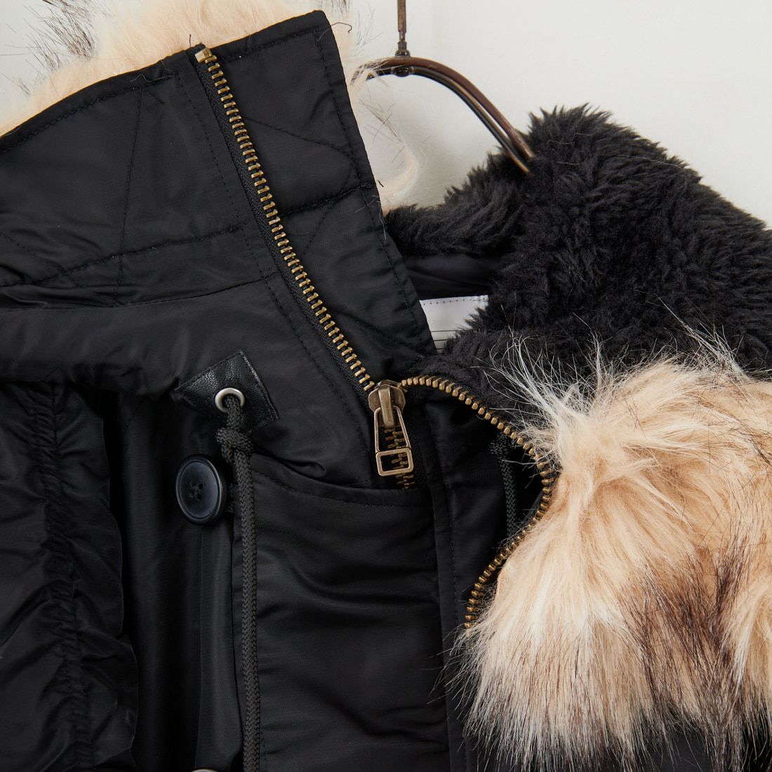 MILITARY [ミリタリー] 別注 N-2B オーバーサイズフライトジャケット [T-24789002-JF] BLACK