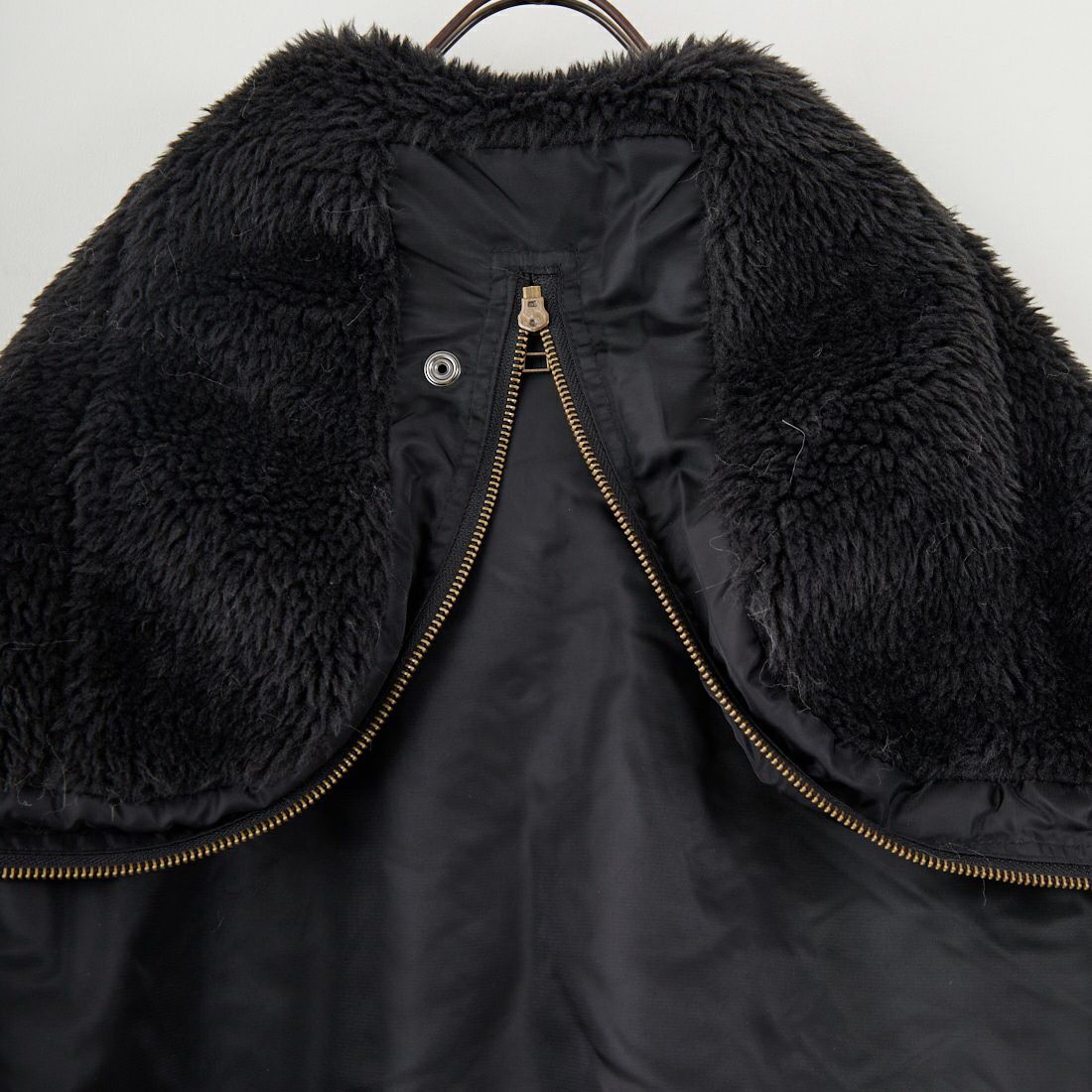 MILITARY [ミリタリー] 別注 N-2B オーバーサイズフライトジャケット [T-24789002-JF] BLACK