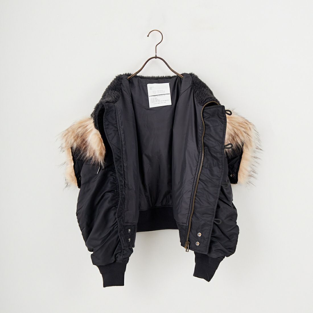 MILITARY [ミリタリー] 別注 N-2B オーバーサイズフライトジャケット [T-24789002-JF] BLACK