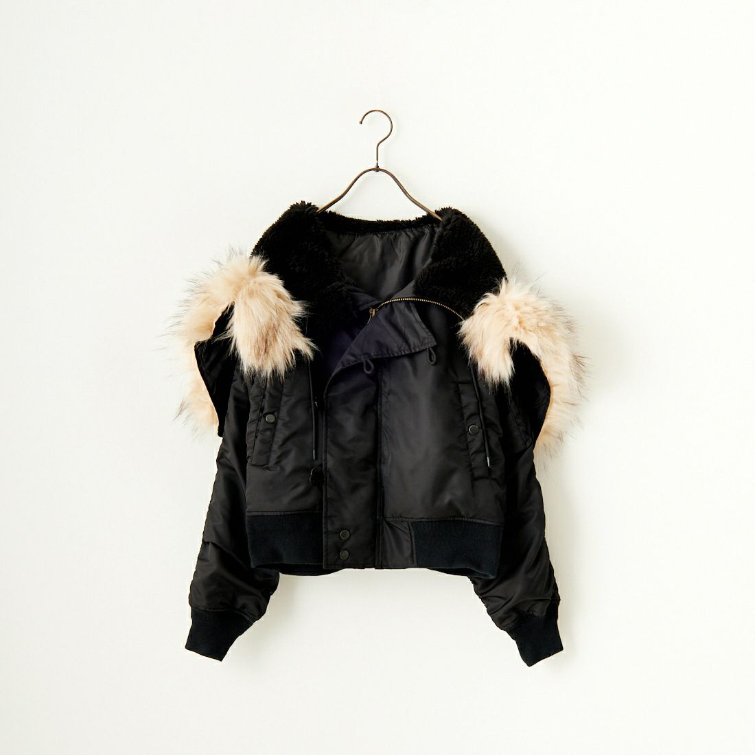 MILITARY [ミリタリー] 別注 N-2B オーバーサイズフライトジャケット [T-24789002-JF] BLACK