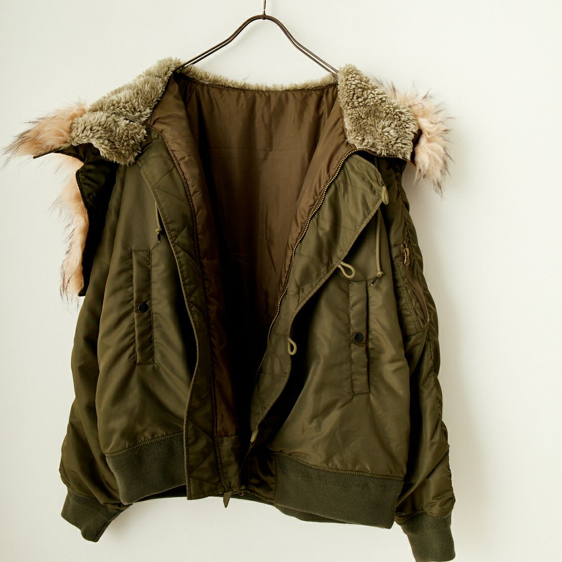 MILITARY [ミリタリー] 別注 N-2B オーバーサイズフライトジャケット [T-24789002-JF] KHAKI