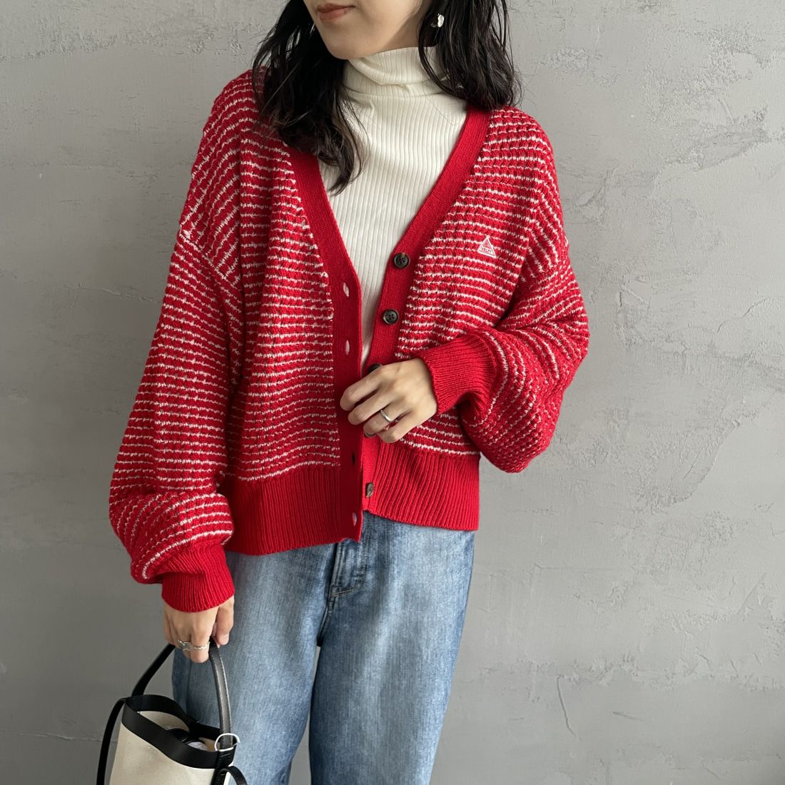 RED/BEG&&モデル身長：156cm 着用サイズ：F&&