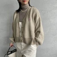 BEG/WHT&&モデル身長：160cm 着用サイズ：F&&