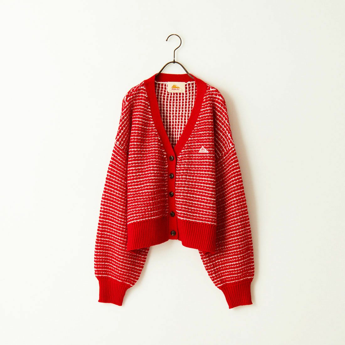 KELTY [ケルティ] 別注 ジャガードニットカーディガン [KE243W30IN01-JF] RED/BEG