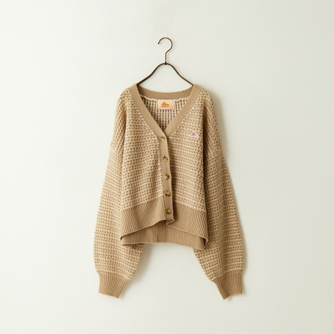 KELTY [ケルティ] 別注 ジャガードニットカーディガン [KE243W30IN01-JF] BEG/WHT