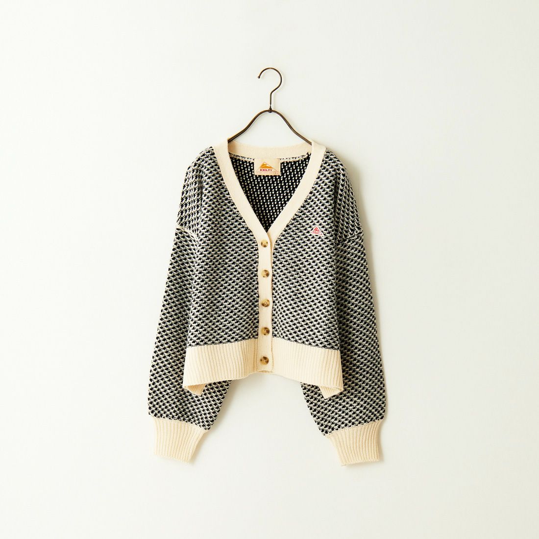 KELTY [ケルティ] 別注 ジャガードニットカーディガン [KE243W30IN01-JF] WHT/NVY
