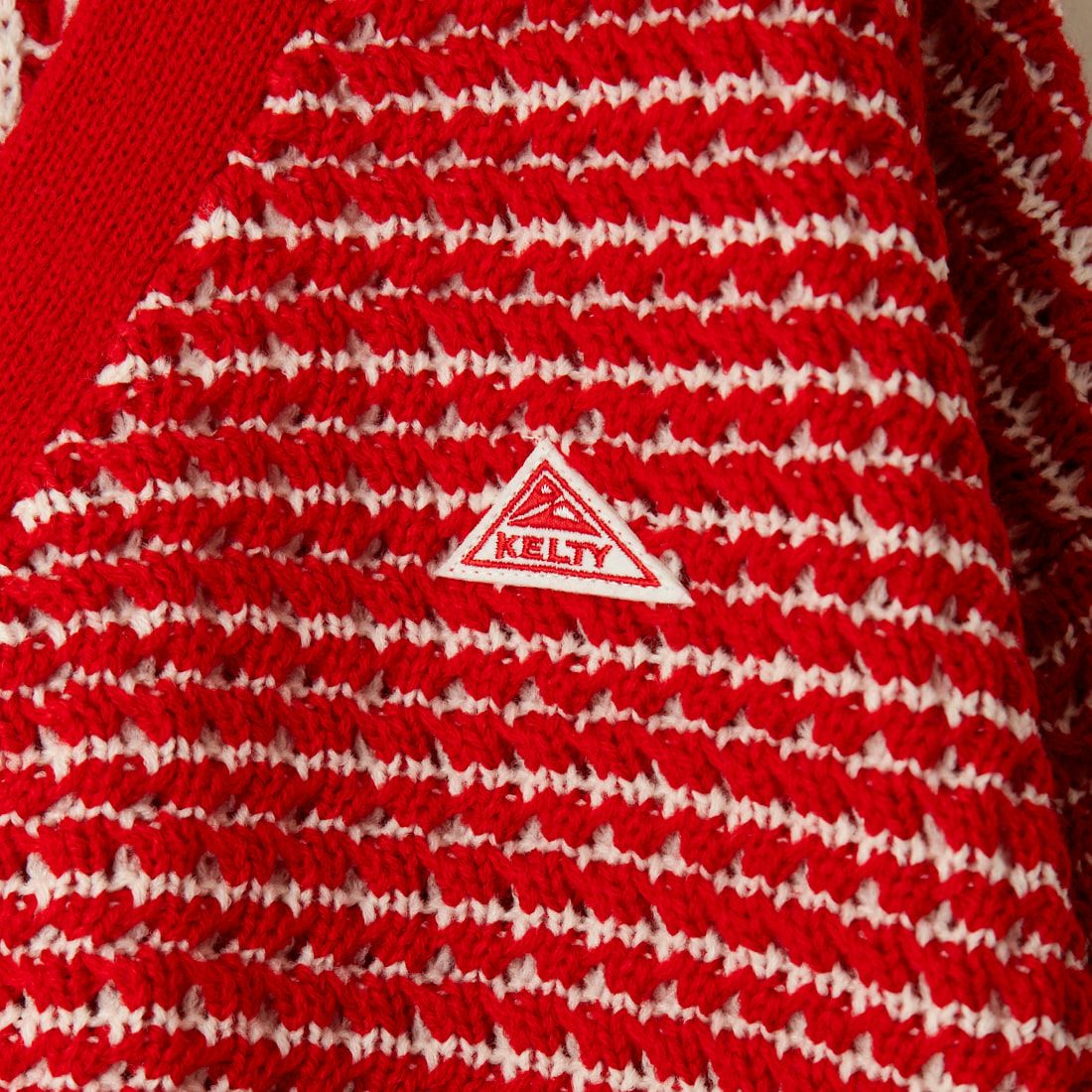 KELTY [ケルティ] 別注 ジャガードニットカーディガン [KE243W30IN01-JF] RED/BEG