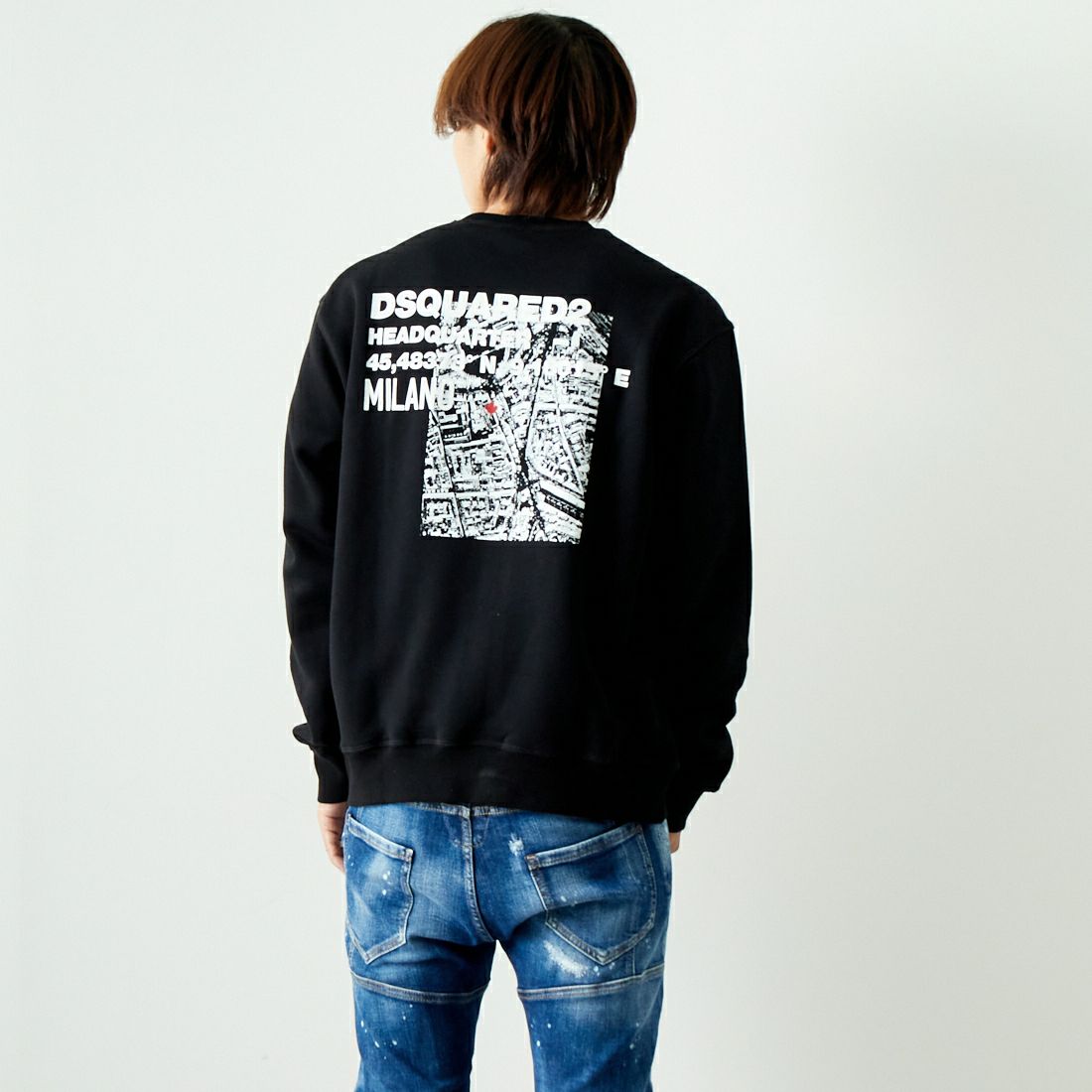 Dsquared2 [ディースクエアード] クールフィット クルーネックスウェット [74GU0825-25516]