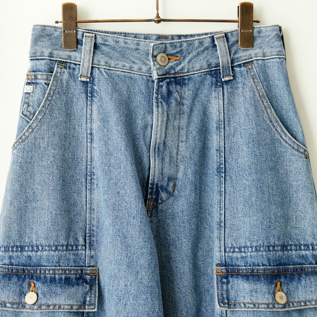 SOMETHING [サムシング] 別注 バルーンカーゴワイドデニム [SJF588-JF] 97 L.BLUE
