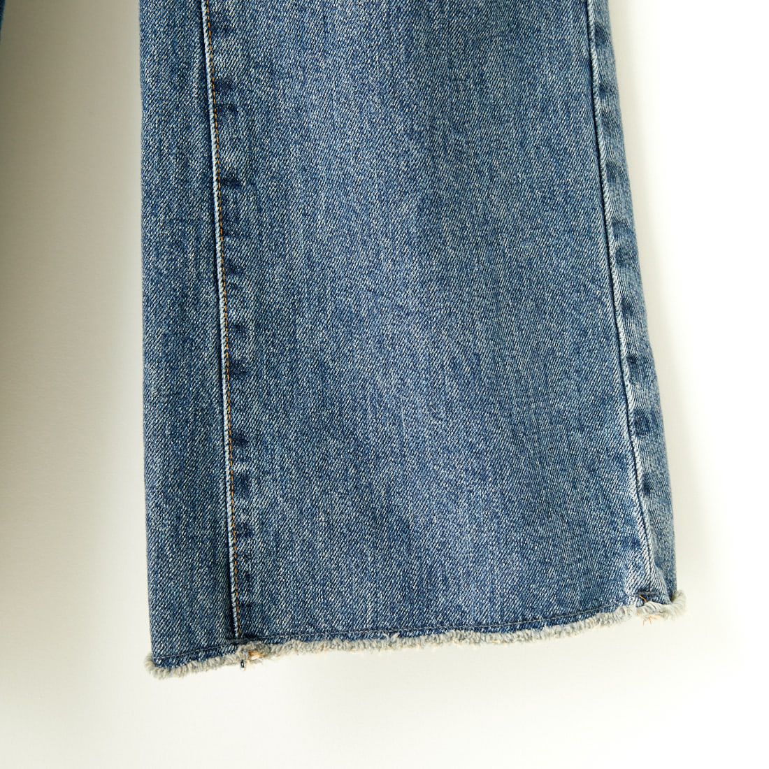 SOMETHING [サムシング] 別注 ラップスカート付き フレアデニム [SJF911-JF] 94 M.BLUE
