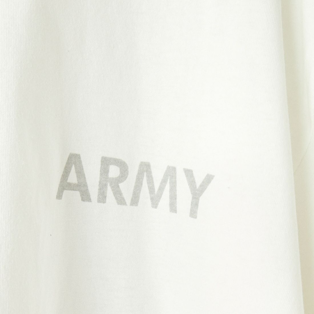 THRIFTY LOOK [スリフティールック] 別注 アーミープリントTシャツ [OE1401-JF] WHT