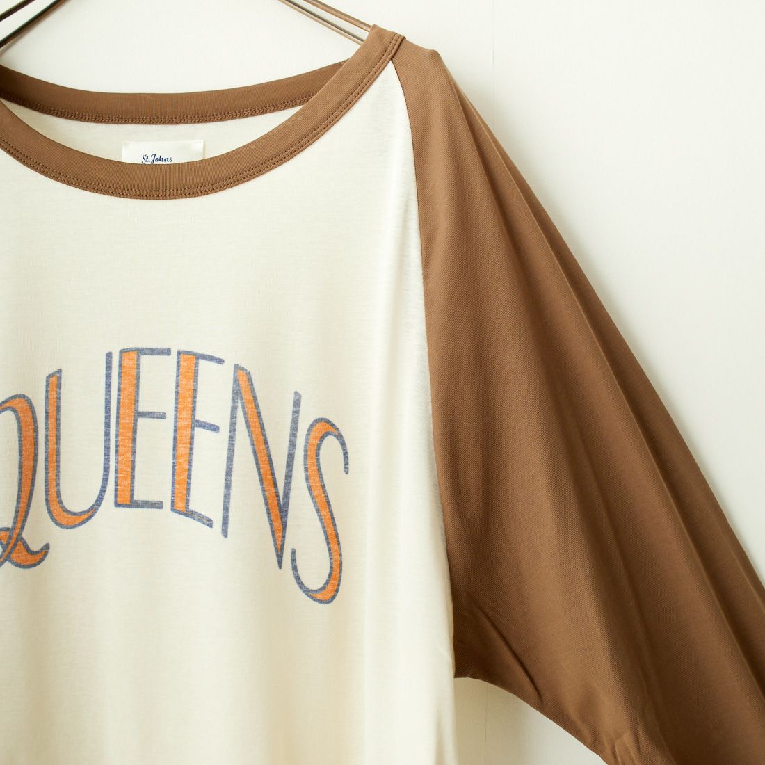 St.Johns 3rd club [セントジョンズサードクラブ] QUEENS シアーTシャツ [SJ24-13] OFF/TAUPE