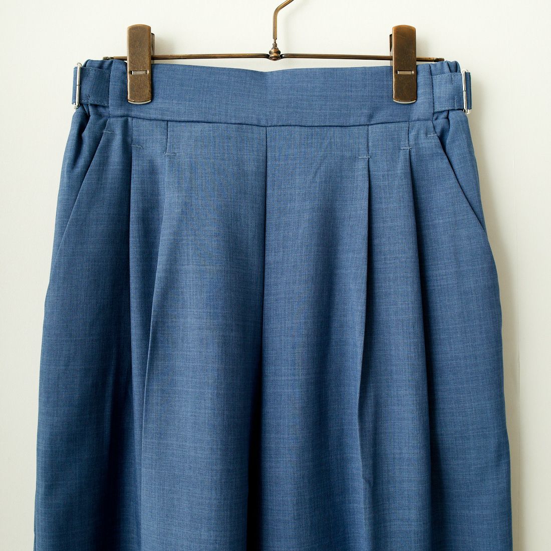 By/m [バイエム] センタープレスタックワイドパンツ [B24132055] 12 BLUE