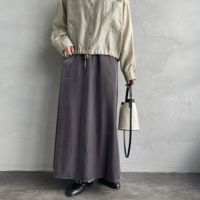 07 GRAY&&モデル身長：156cm 着用サイズ：F&&
