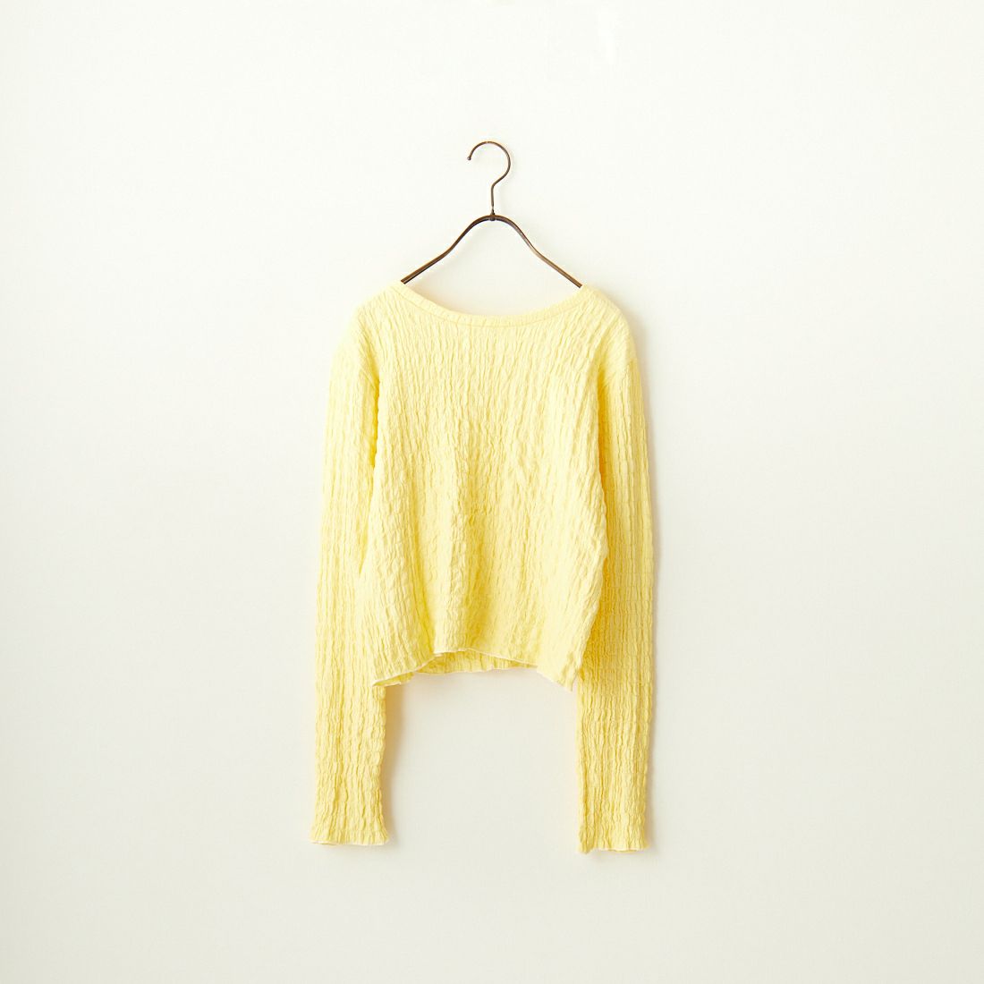 By/m [バイエム] 2WAYシャーリングカットソー [24132018] 31 YELLOW