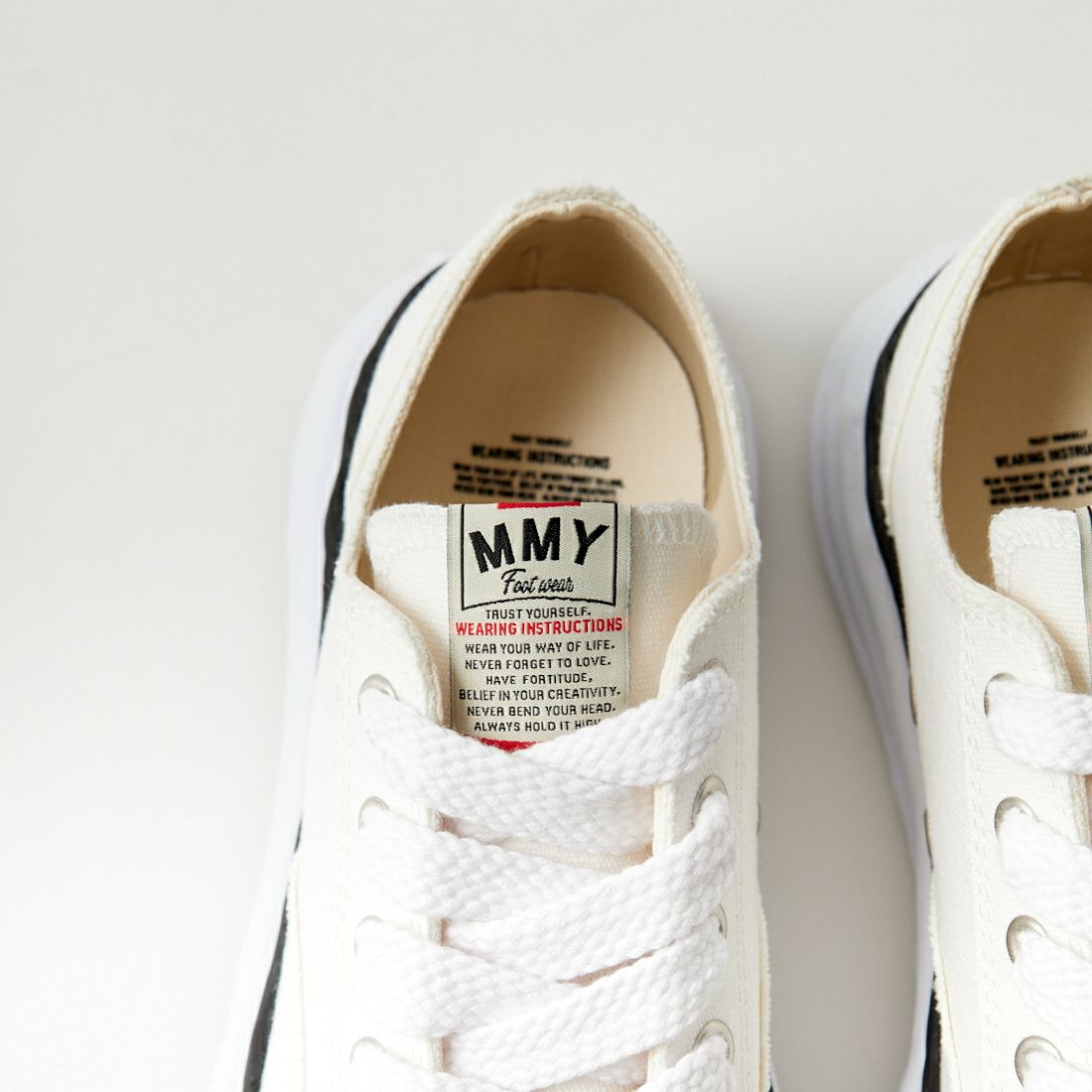 Maison MIHARA YASUHIRO [メゾン ミハラヤスヒロ] PETERSON ローカットスニーカー [A01FW702] WHITE