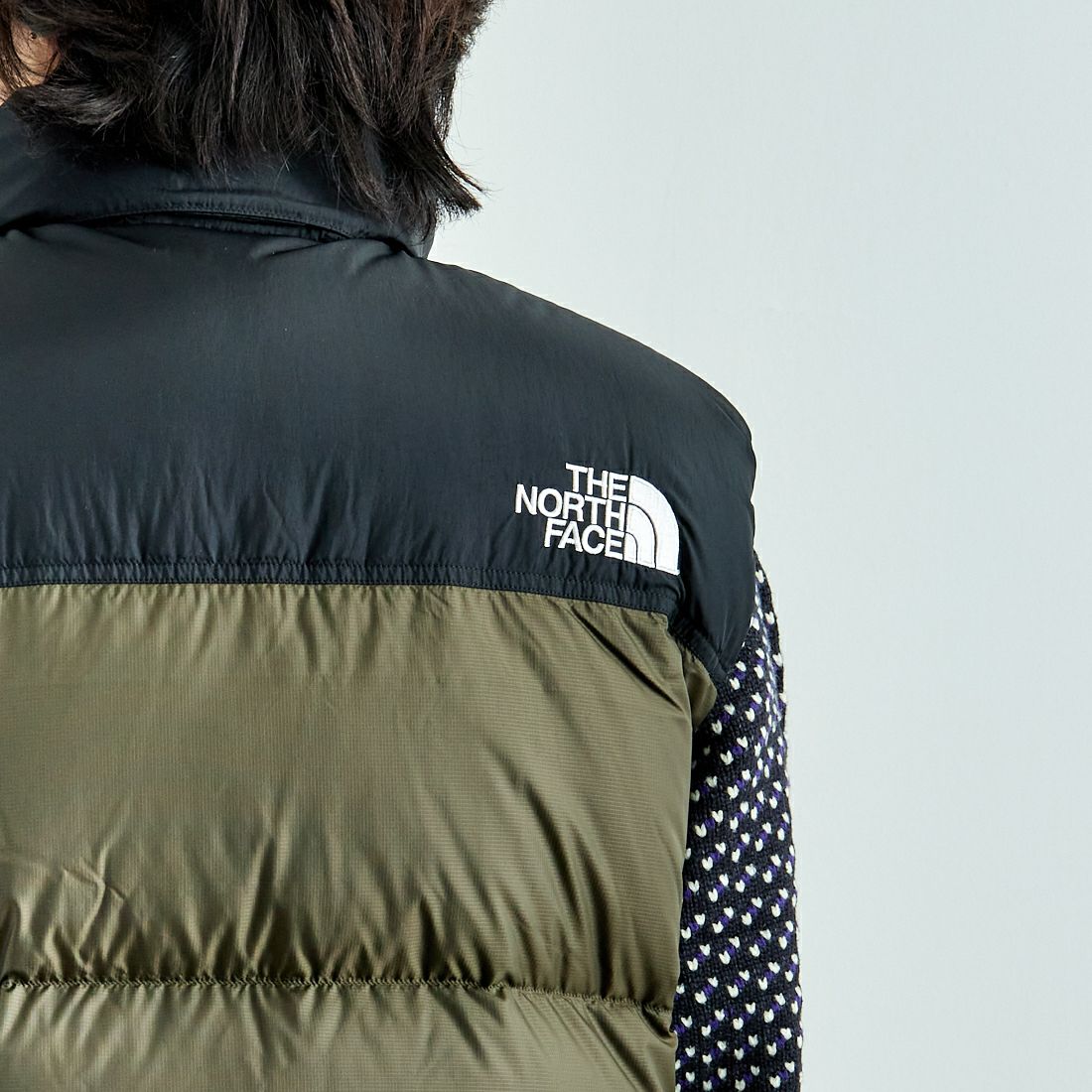 ノースフェイス ヌプシベスト ND92338 K Lブラック黒