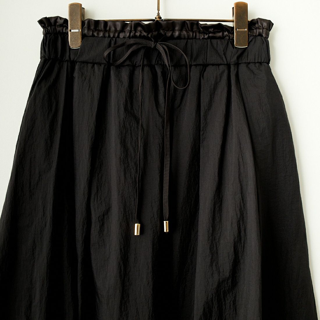 Jf Ready Made [ジェイエフレディメイド] シアーオーガンウエストギャザースカート [8549514-01] 13 ﾁｬｺｰﾙｸﾞ