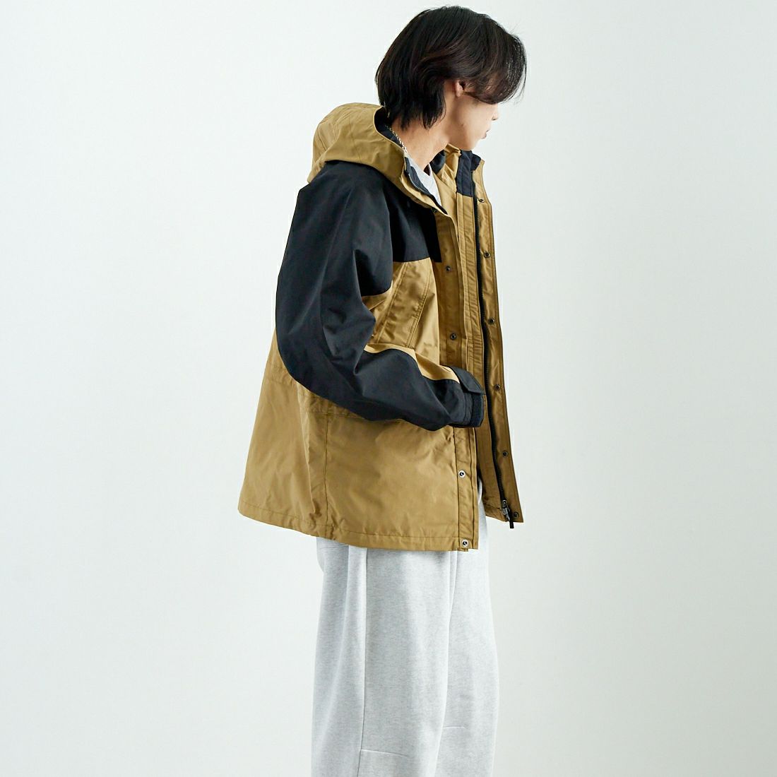 THE NORTH FACE [ザ ノースフェイス] マウンテンライトジャケット [NP62450] KT &&モデル身長：179cm 着用サイズ：L&&