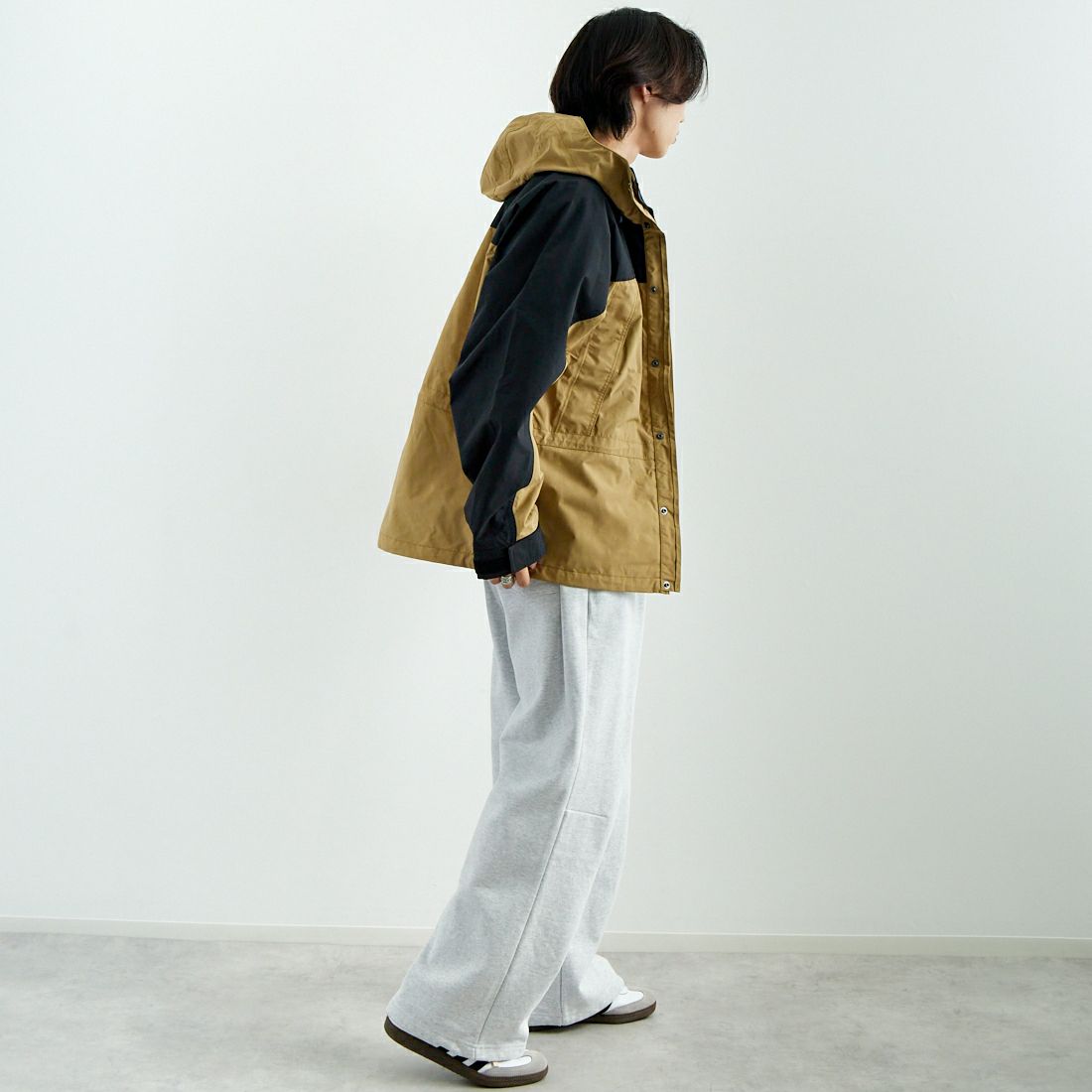 THE NORTH FACE [ザ ノースフェイス] マウンテンライトジャケット [NP62450] KT &&モデル身長：179cm 着用サイズ：L&&