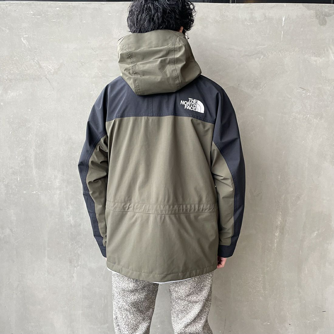 THE NORTH FACE [ザ ノースフェイス] マウンテンライトジャケット [NP62450] NT &&モデル身長：168cm 着用サイズ：M&&