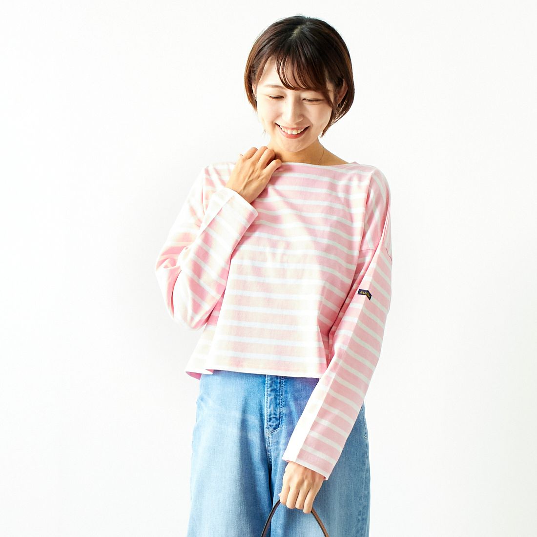 Le minor ボーダールーズフィットT-shirt Le minor ボーダールーズフィットT-shirt